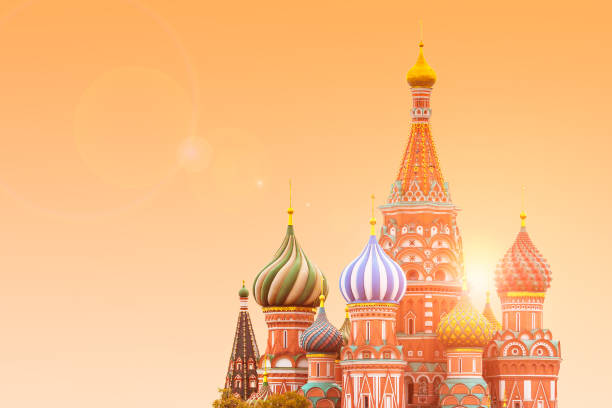 istock Evening fragment view of Saint Basil's Cathedral 639192416