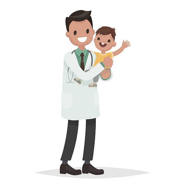 Pediatrician Doctor Examining Little Baby Boy Vectores Libres de Derechos - iStock Pediatrician Doctor Examining Little Baby Boy Vectores Libres de Derechos - iStock