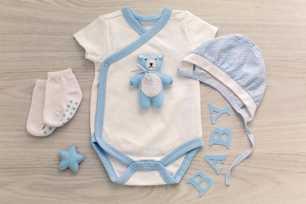 istock infant bodysuit with matching hat and socks 639196296