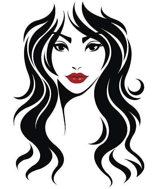 Femme Cheveux Longs Icône Du Style Logo Femmes Visage Vecteurs libres de droits et plus d'images vectorielles de Femmes - iStock Femme Cheveux Longs Icône Du Style Logo Femmes Visage Vecteurs libres de droits et plus d'images vectorielles de Femmes - iStock
