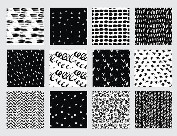 установить абстрактный шаблон чернил - paintbrush wallpaper brush paper creativity stock illustrations