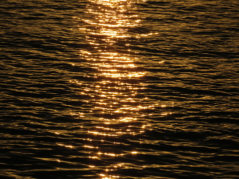 Brighting spots over sea surface