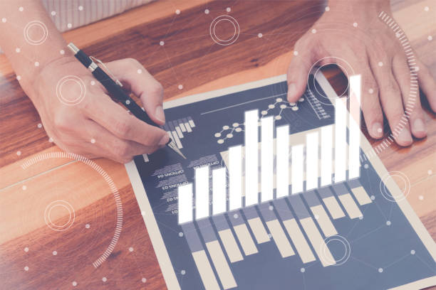 istock business statistics success concept : businessman analytics  mar 639226510