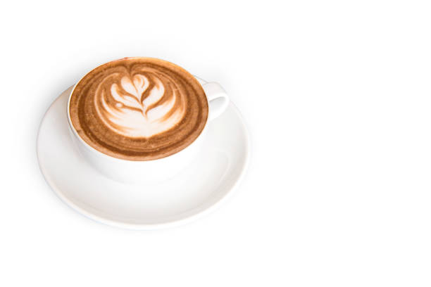 istock Cup of fresh coffee on white background,Clipping Path. 639232094