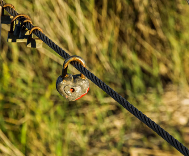 istock Old padlocks as symbol of eternity love. 639236032