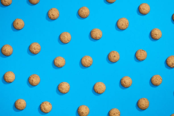 istock Pattern made of sweet cookies 639245920