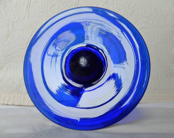 istock Base of a blue glass vase 639247642