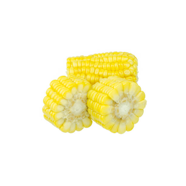 istock sliced piece of yellow corn isolated on white 639250646