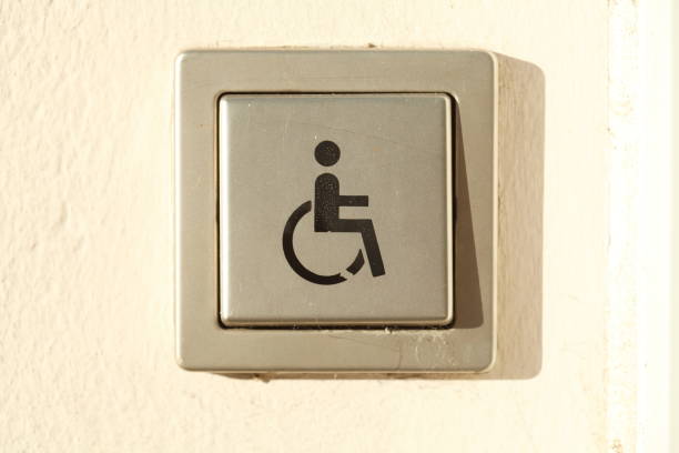 istock Door switch for the disabled 639250786