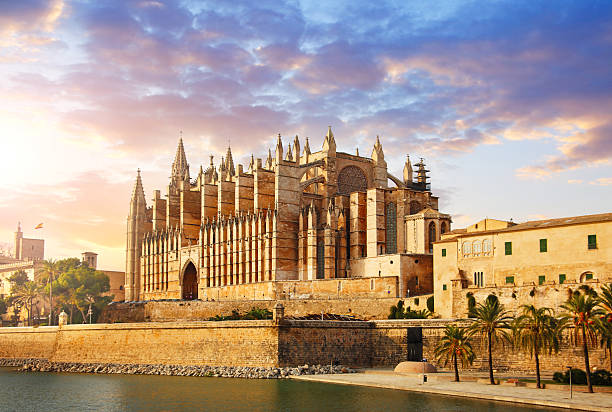 The Cathedral of Santa Maria of Palma - fotografia de stock