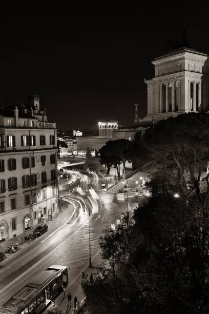 istock Rome Street View at night 639253740