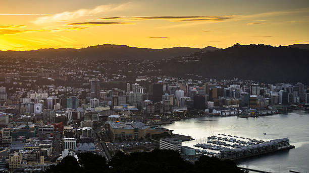 istock Te Aro and Wellington Waterfront Just After Sunset 639257894