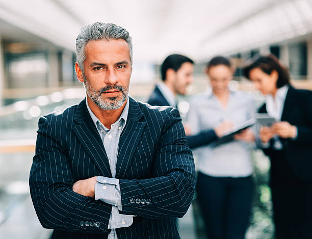 istock Businesman at a meeting 639259426