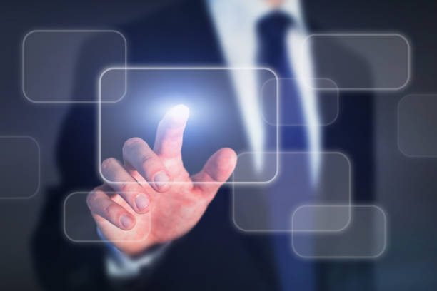 istock abstract business technology concept on touch screen 639261184