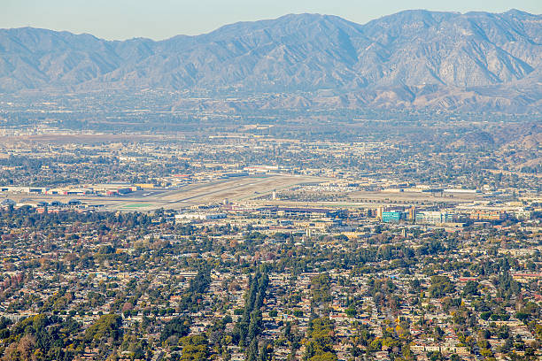 istock Burbank airport from mountain 639261722
