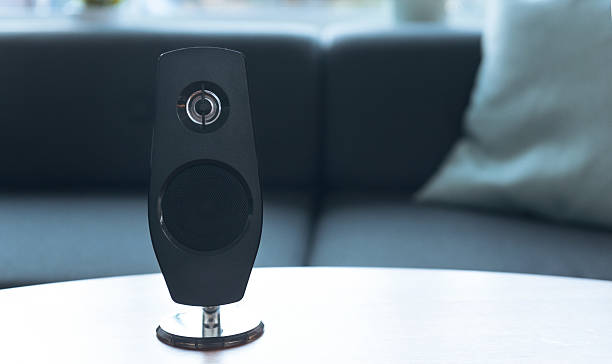 istock Digital assistant ready for voice commands in smart home 639266732