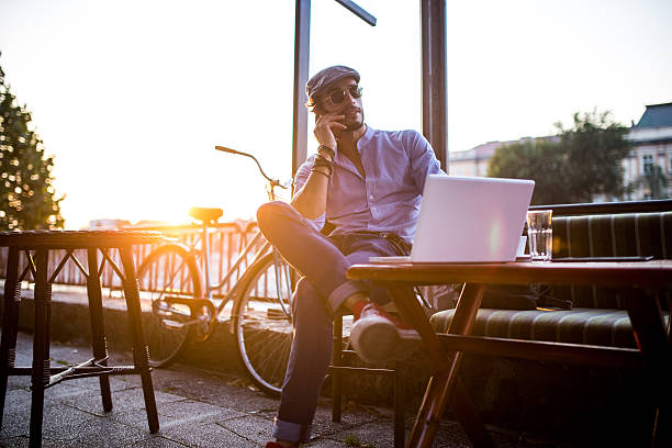 istock Handsome Man in cafe 639274924