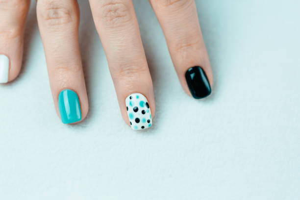istock Female trendy manicure 639276190