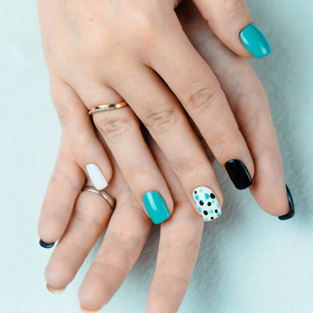 istock Female trendy manicure 639276228