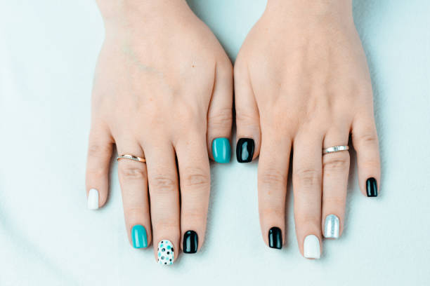 istock Female trendy manicure 639276276