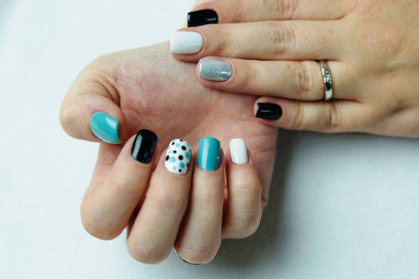 istock Female trendy manicure 639276376
