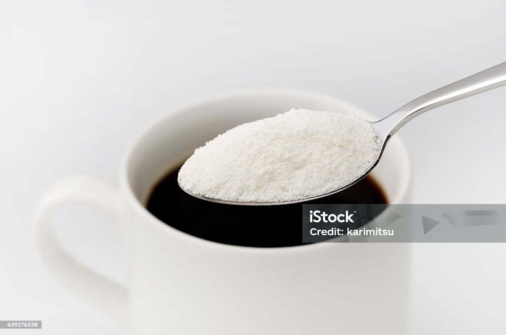 Creaming Powder Afternoon Tea Stock Photo