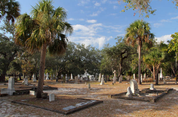 Historic Chestnut Street Cemetery in Apalachicola, Florida