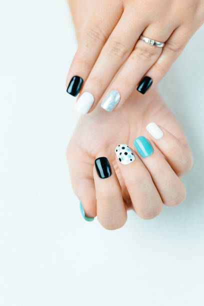 istock Female trendy manicure 639279202