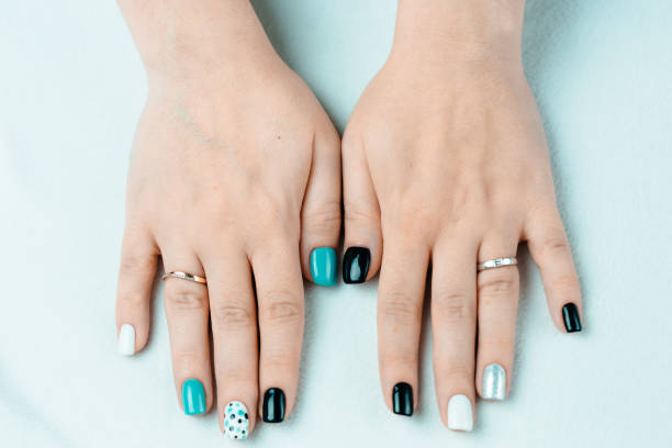 istock Female trendy manicure 639279308