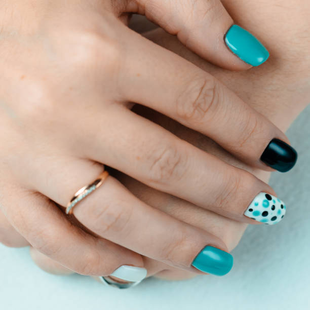 istock Female trendy manicure 639279338