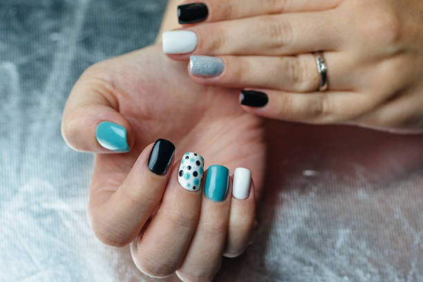 istock Female trendy manicure 639279390