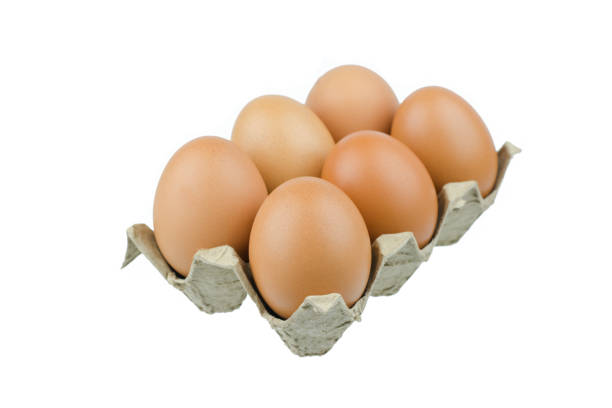 istock Paper Egg Tray isolated on white background 639280040