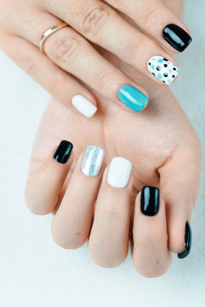 istock Female trendy manicure 639280608