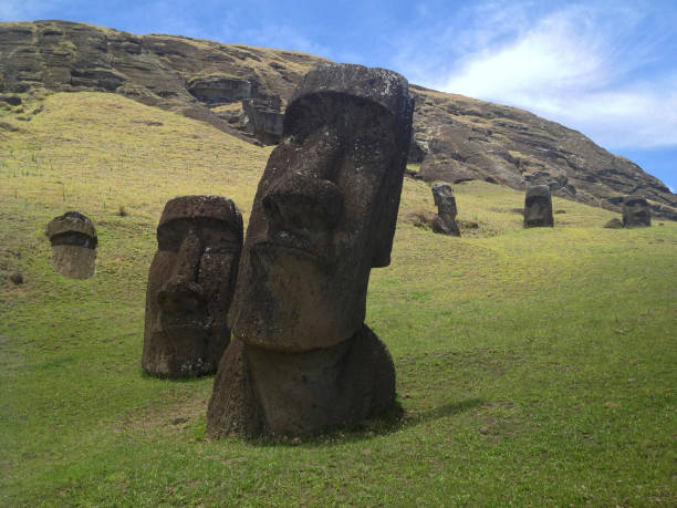istock Moai Statues at Rano Raraku, Easter Island 639282168