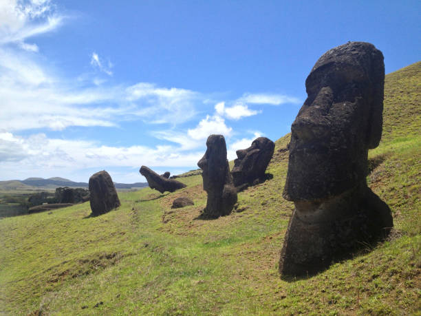 istock Moai Statues at Rano Raraku, Easter Island 639282202