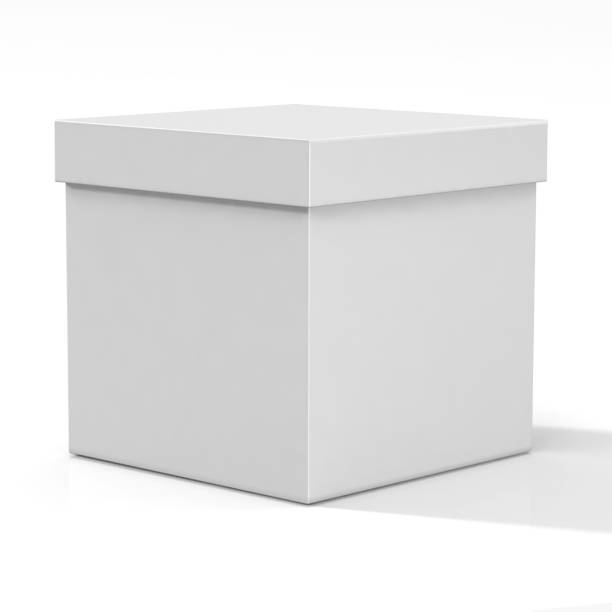 istock 3D Illustration of White Cardboard Box 639288912
