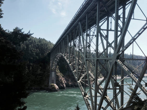 istock Side of Bridge at Deception Pass 639289252