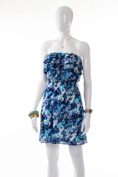 istock Dress and bracelets on mannequin. 639290768
