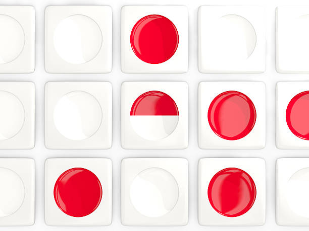 istock Mosaic background with flag of monaco 639294834