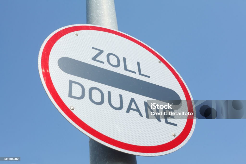 erkehrsschild Zoll, Zoll - Lizenzfrei Zoll- und Einwanderungskontrolle Stock-Foto erkehrsschild Zoll, Zoll - Lizenzfrei Zoll- und Einwanderungskontrolle Stock-Foto