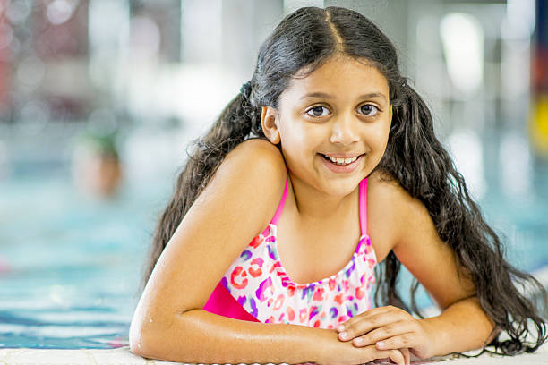 istock Little Girl Going for a Swim 639311036