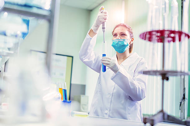 istock Experiment in medical laboratory 639311832