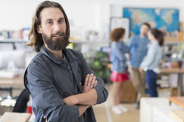 istock Business people in design studio. 639313306