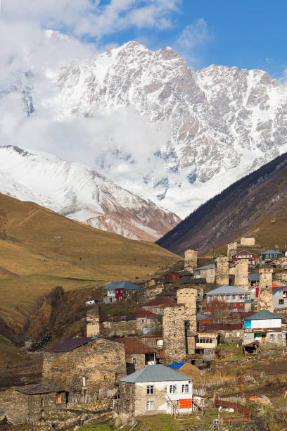 istock Village Ushguli, Caucasus Mountains, Georgia 639317856