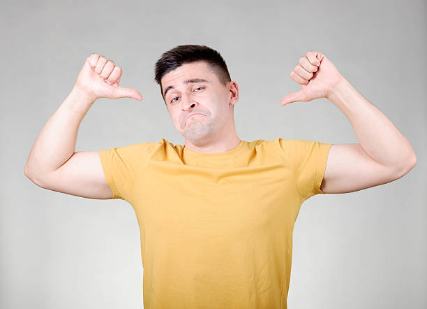 istock Man pointing to themselves 639321772