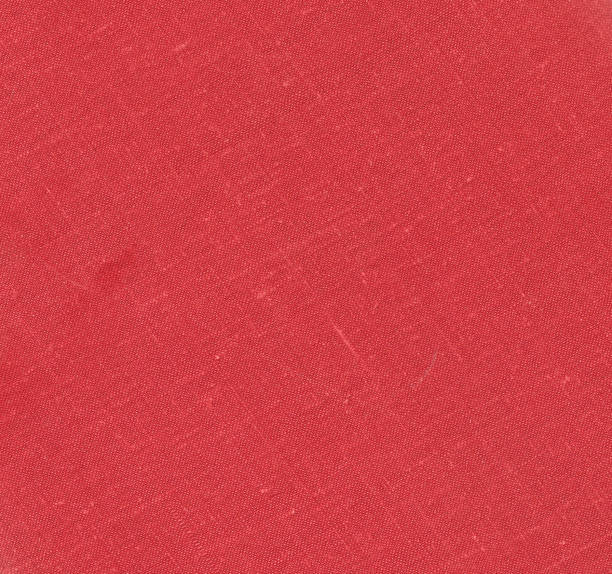 istock Red color cotton cloth texture. 639322020
