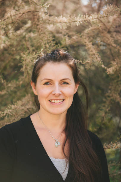istock Close-up of a woman smiling 639326184