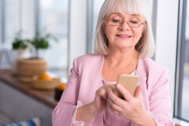 istock Professional businesswoman looking through her contacts 639328204