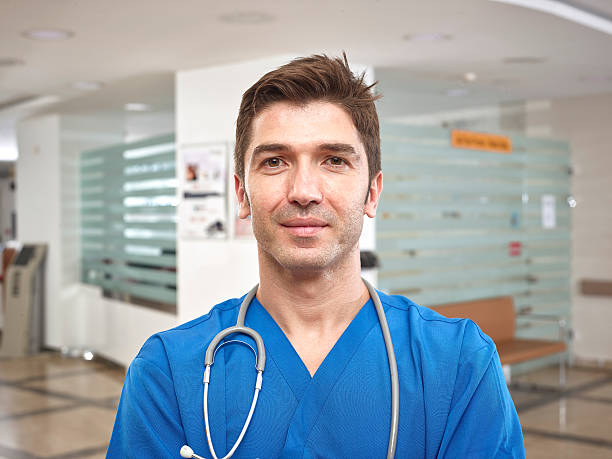 istock Portrait of confident surgeon 639329324