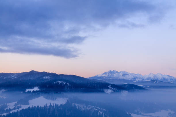 istock Clouds approaching to ridge of Tatra mountains. 639329440